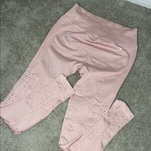 Gymshark Pink Textured Leggings